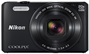 Nikon Coolpix S7000 Digitalkamera (16 Megapixel, 20-Fach Opt. Zoom, 7,6 cm (3 Zoll) LCD-Display, USB 2.0, bildstabilisiert) schwarz