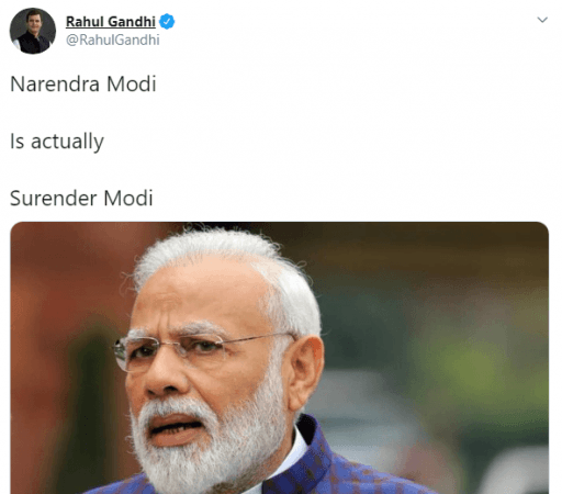Rahul Gandhi twittert