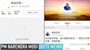 PM Narendra Modi quits Chinese social media platform Weibo, deletes account