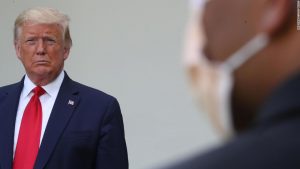 Trump bespricht China am Nachmittag im Rosengarten