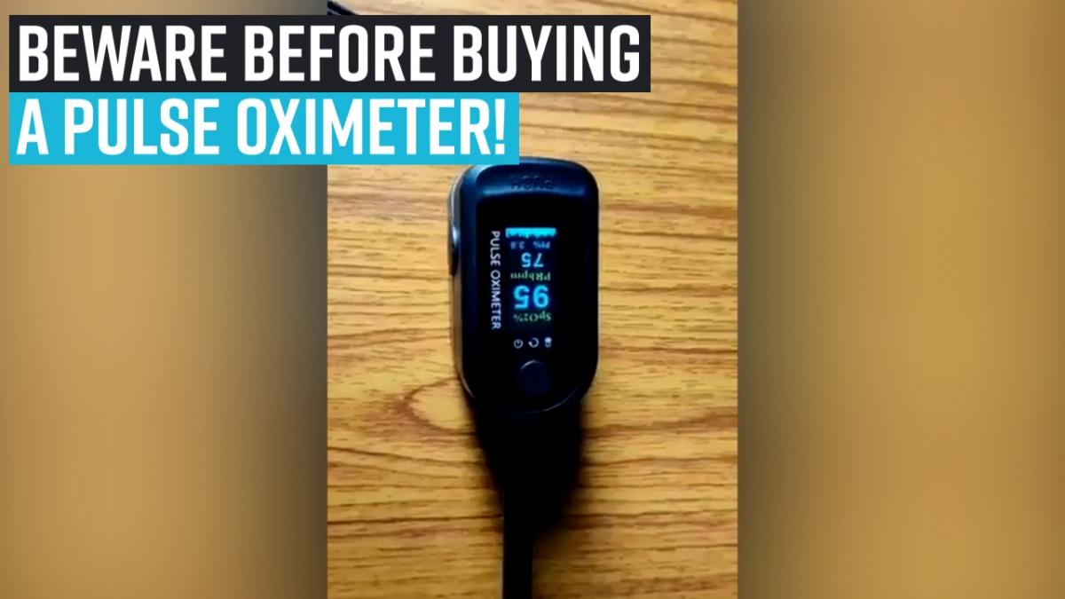 Beware before buying a Pulse Oximeter