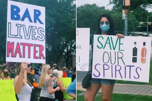 Die Barbesitzer in Texas protestieren gegen "Bar Lives Matter"