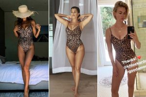 Kourtney Kardashian, January Jones und Irina Shayk lieben diesen Badeanzug mit Leoparden