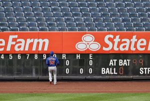 Mets 'Yoenis Cespedes sieht im Gegenzug zum linken Feld "natürlich" aus