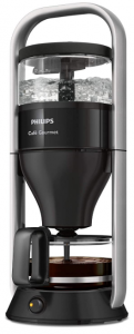 Philips HD5408/20 Cafe Gourmet Filter-Kaffeemaschine, Direkt-Brühprinzip, schwarz / edelstahl