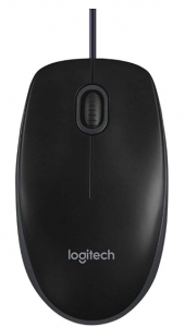 Logitech B100 Maus mit Kabel, USB-Anschluss