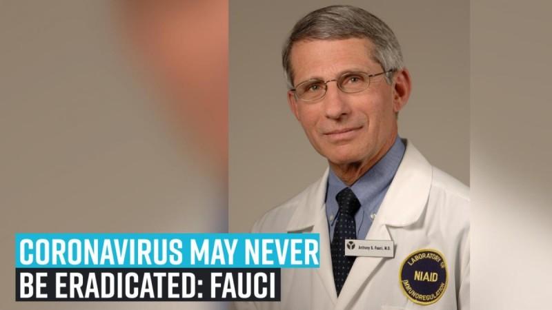 Coronavirus kann niemals ausgerottet werden: Fauci
