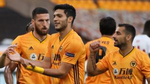 Wolverhampton Wanderers 1: 0 (2: 1) Olympiakos: Das Tor von Raul Jimenez schickt die Wölfe auf die letzten acht