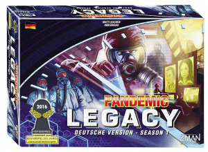 Z-Man Games 691170 Pandemic Legacy Season 1 blau