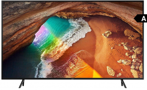 Samsung Q60R 189 cm (75 Zoll) 4K QLED Fernseher (Q HDR, Ultra HD, HDR, Twin Tuner, Smart TV) [Modelljahr 2019] [Energieklasse A]