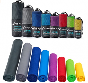 Fit-Flip Mikrofaser Handtuch – in Allen Farben, 8 Größen – kompakt, Ultra leicht & schnelltrocknend – Microfaser Handtücher – das perfekte Sporthandtuch, Strandhandtuch und Reisehandtuch