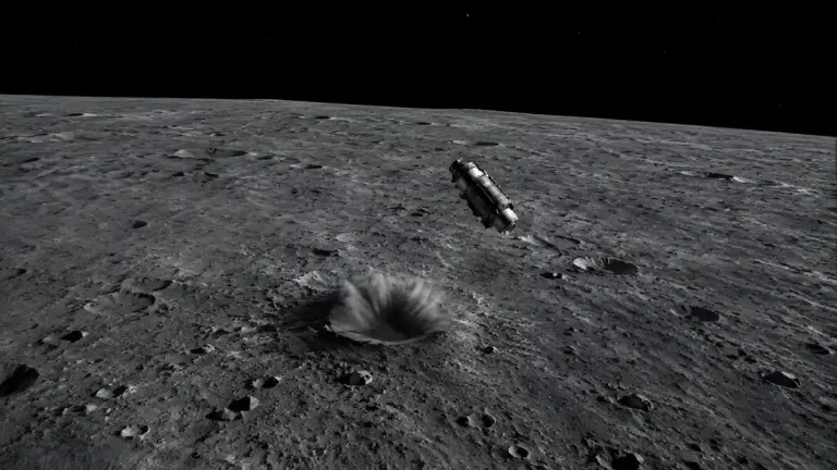SpaceX-Raketenstufe schlägt auf dem Mond ein: Erste Kraterbilder veröffentlicht