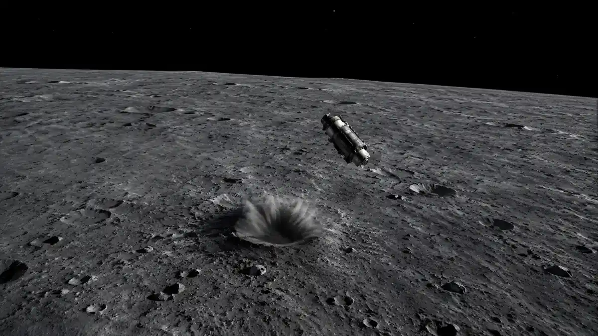 SpaceX-Raketenstufe schlägt auf dem Mond ein: Erste Kraterbilder veröffentlicht